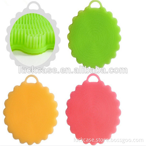 100% Food Grade Soft Kitchen Wash Tool Silicone Brush